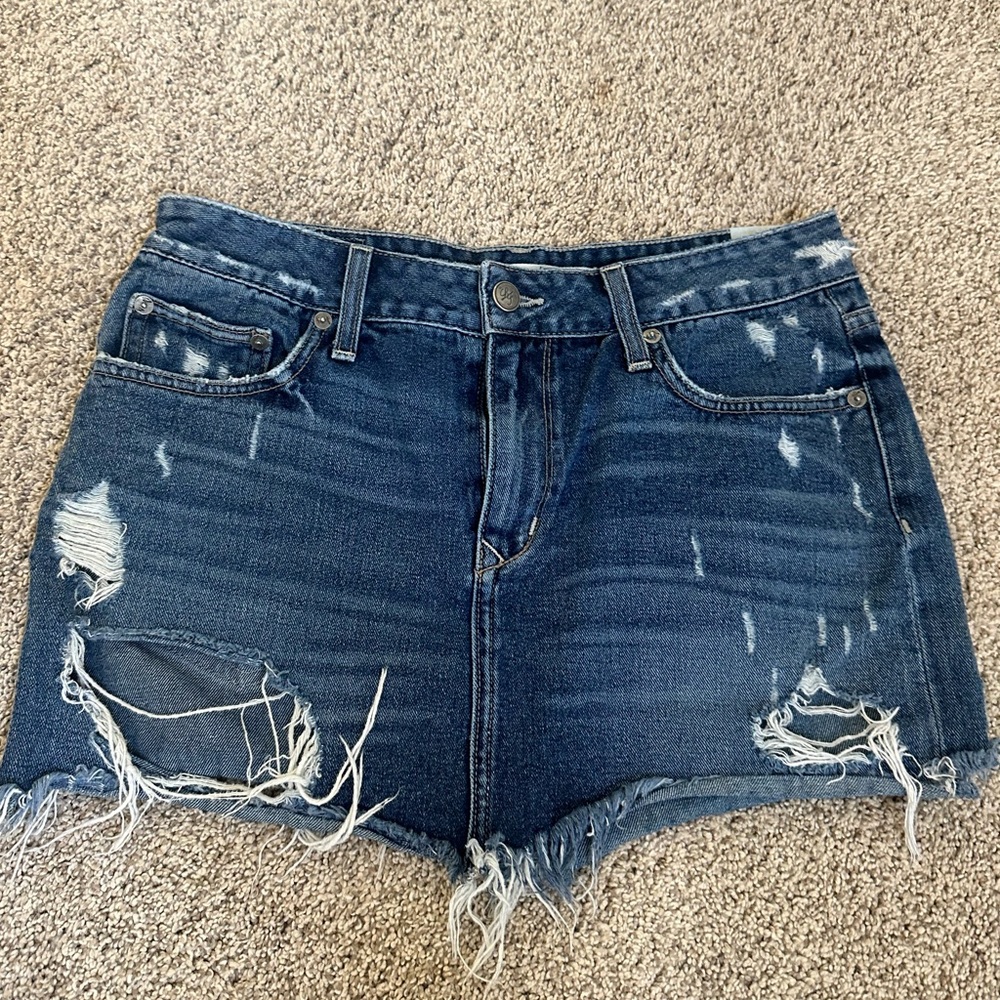 👖LOVERS + FRIENDS - blue jean mini skirt👖